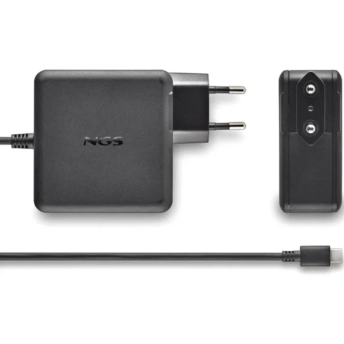 NGS Cargador de Pared GaN USB-C 65W Negro GAN65W-C